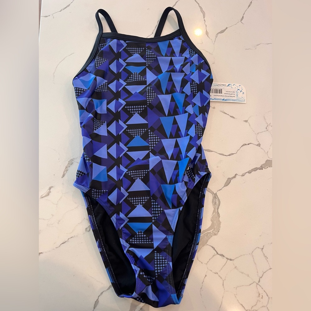 Blue One Piece Swimsuit